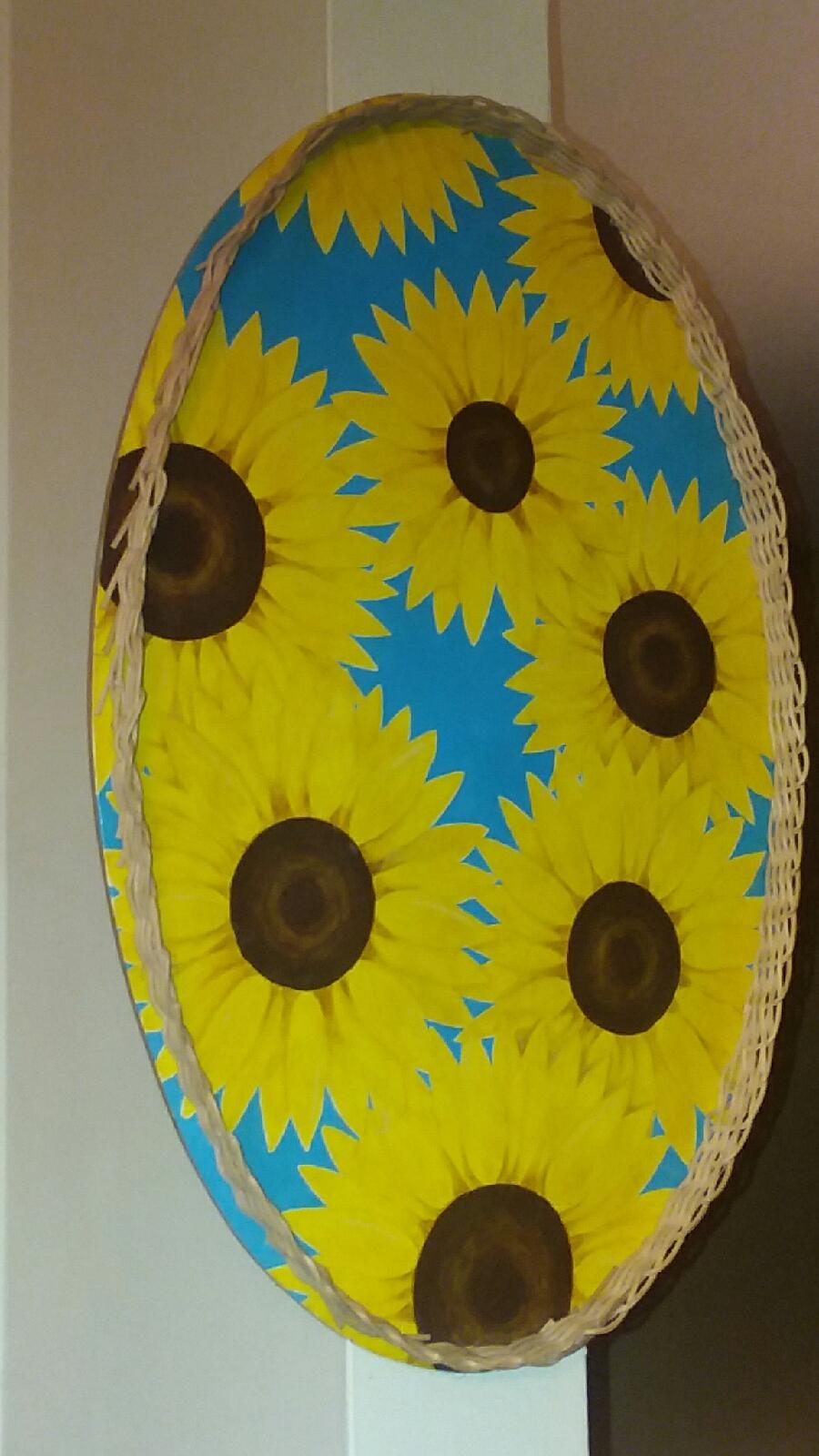 Sunflower tray finished