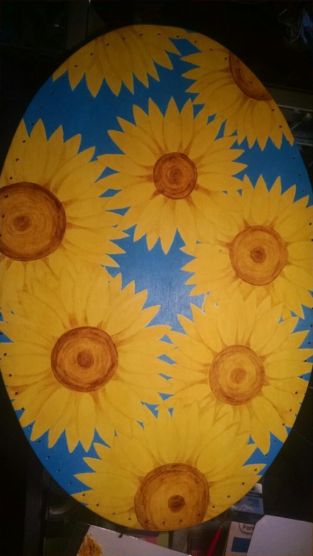 Sunflower tray WIP